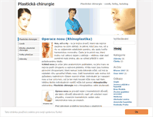Tablet Screenshot of plasticka-chirurgie.iobchody.com